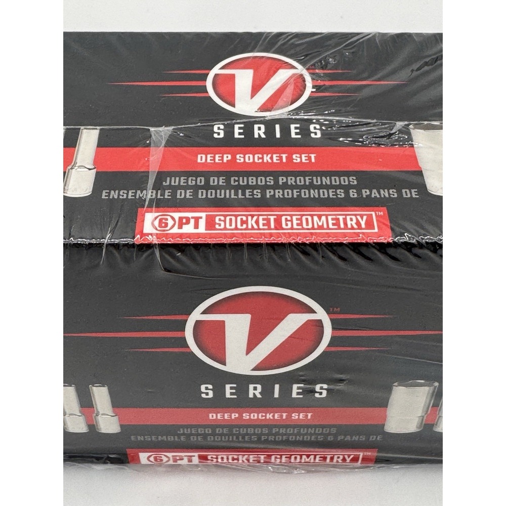 Craftsman CMMT17395V V Series 1/2" Drive 13pc SAE Deep Socket Set -Magnetic Rail - Picture 5 of 10